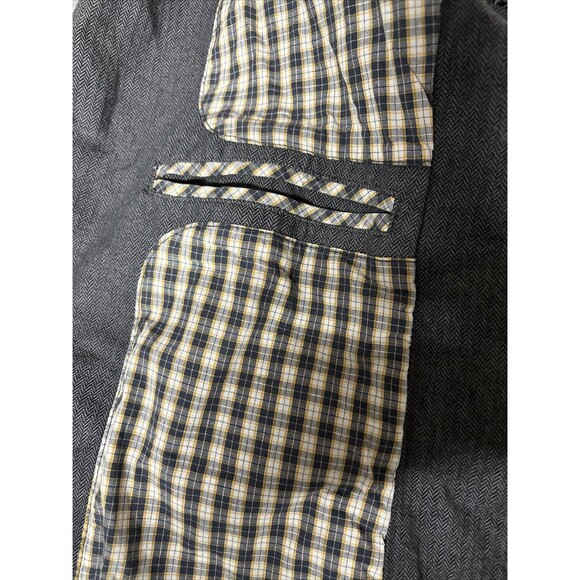 MISSES LOGG LABEL OF GRADED GOODS BY H&M GREY COTTON BLAZER‎ SIZE S WOMEN'S - Picture 7 of 11